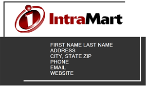 Business Card Design by rubio1990 for IntraMart | Design: #4715109