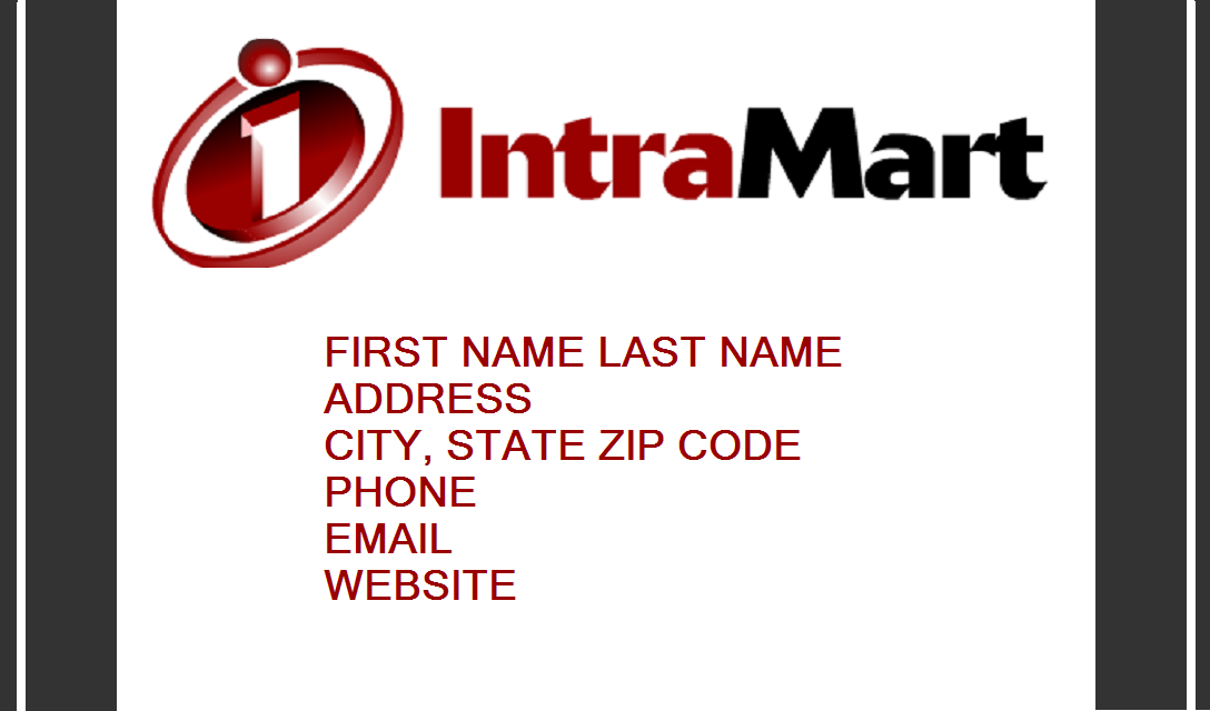 Business Card Design by rubio1990 for IntraMart | Design #4715177