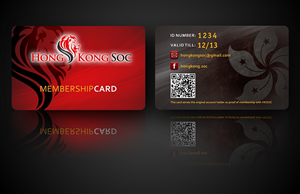 Membership card Design | Design de Carte de Visite par lookedaeng