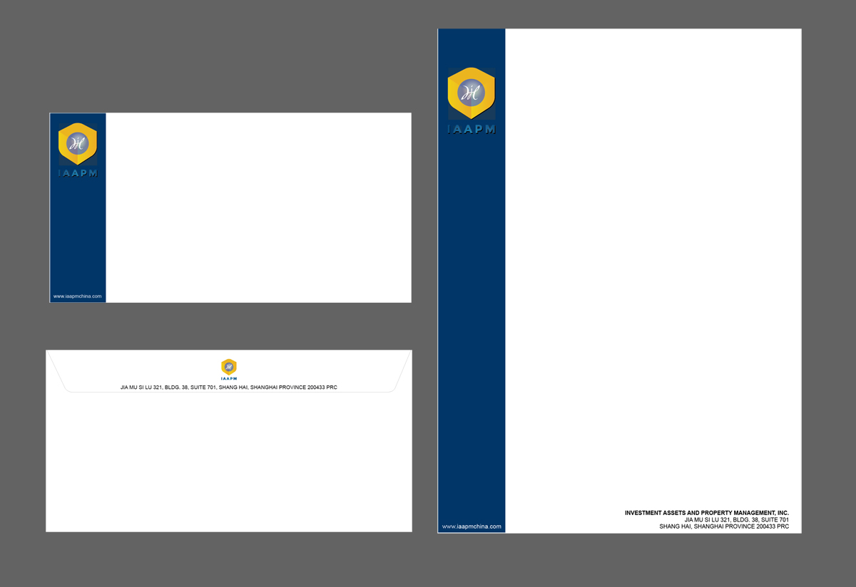 Stationery Design by Creative Shots Studio for IAAPM Consulting (Shanghai) Co., Ltd. | Design #4776060
