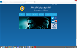 Web Design by Slobodan Cagic for IAAPM Consulting (Shanghai) Co., Ltd. | Design: #4759626