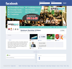 Facebook-Design von SONA für dieses Projekt | Design #4722290