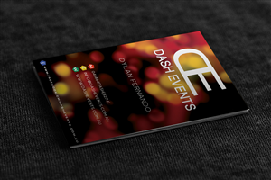 Dash Events Business Card | Visitenkarten-Design von Stream Graphics