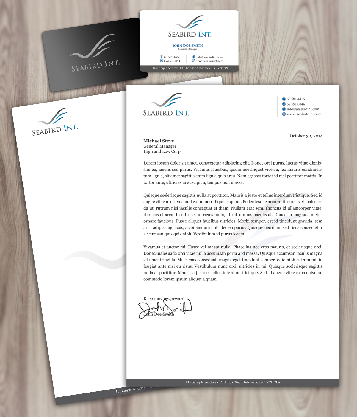 Stationery Design by Nelsur for this project | Design #4794996