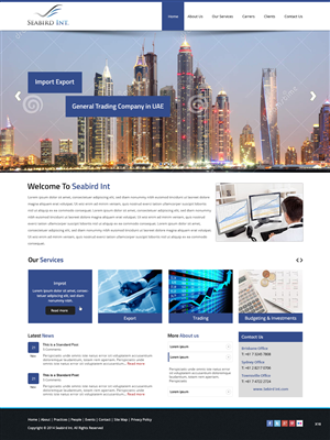 Web Design by pb for this project | Design: #4993450