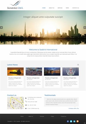 Web Design by pb for this project | Design: #4993452