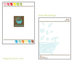 Stationery Design by Mariam John for this project | Design: #4877461