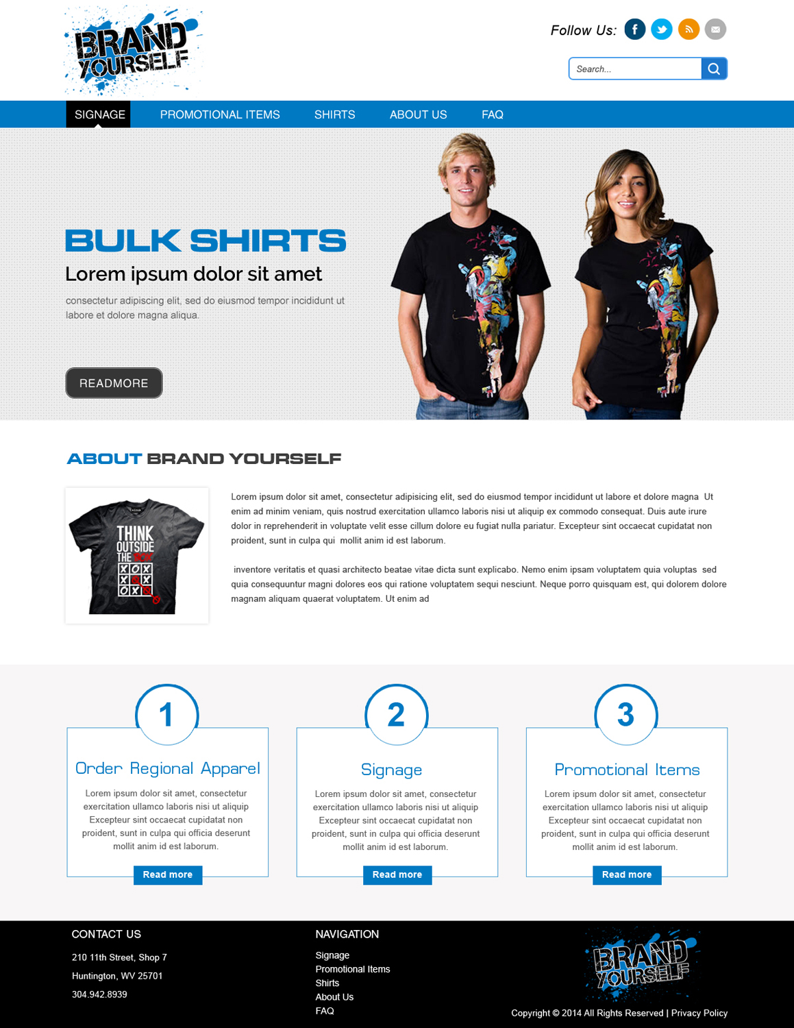 Web Design by webxvision for Brand Yourself | Design #4773261