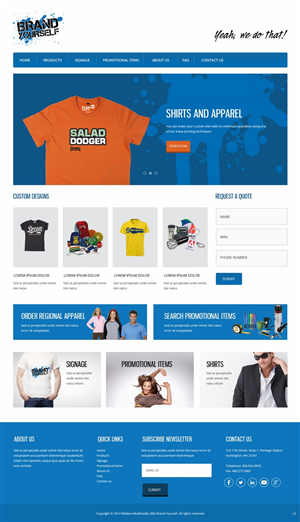 Web Design by pb for Brand Yourself | Design: #4735664