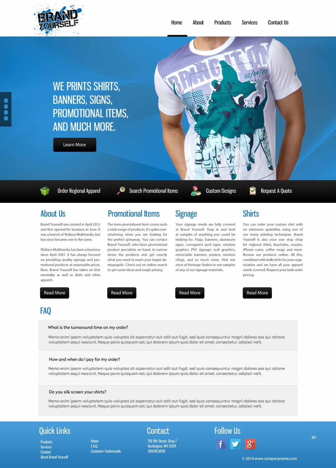 Web Design by pb for Brand Yourself | Design #4735666