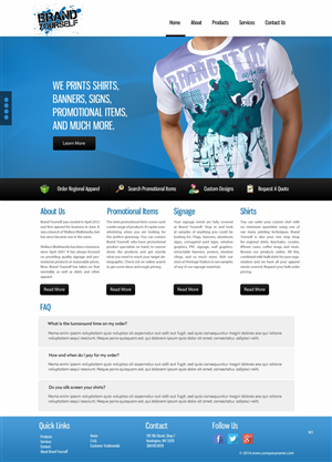 Web Design by pb for Brand Yourself | Design: #4735666