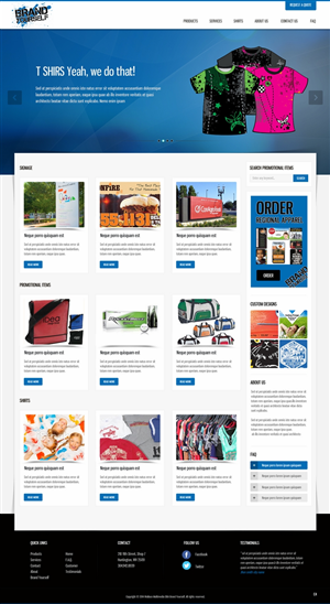 Web Design by pb for Brand Yourself | Design: #4735677