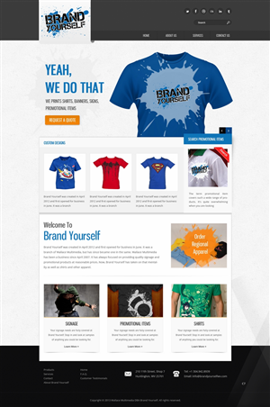Web Design by pb for Brand Yourself | Design: #4735682
