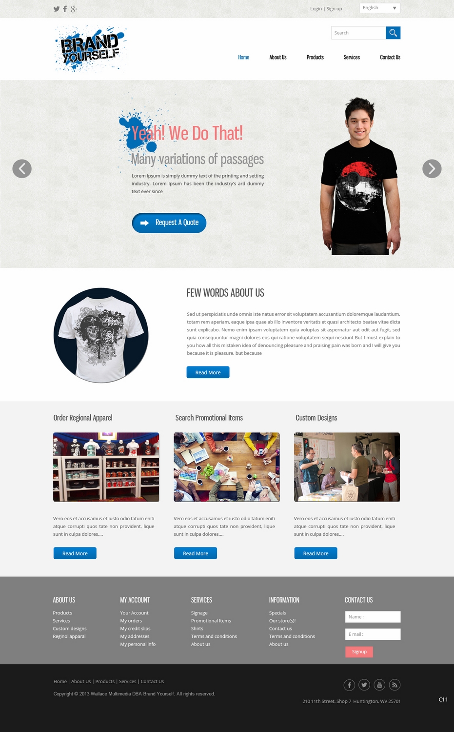 Web Design by pb for Brand Yourself | Design #4735692
