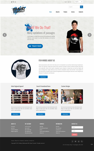 Web Design by pb for Brand Yourself | Design: #4735692