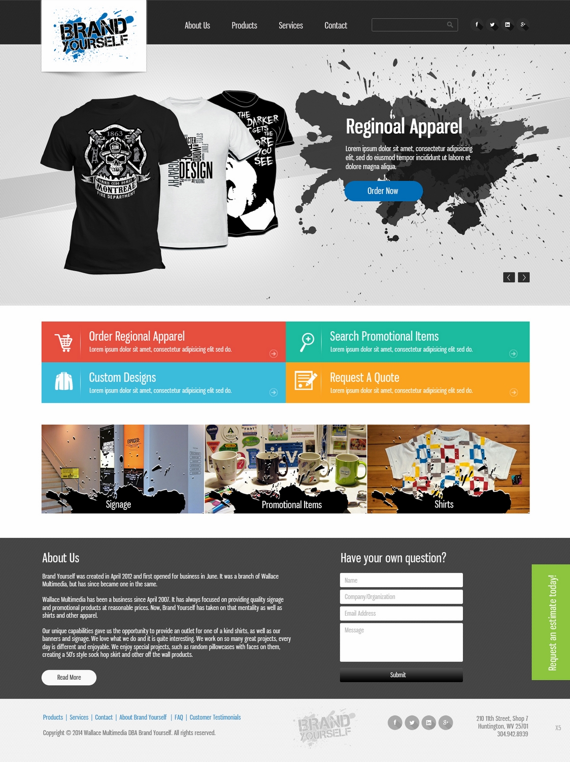 Web Design by pb for Brand Yourself | Design #4735705
