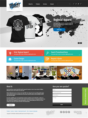 Web Design by pb for Brand Yourself | Design: #4735705