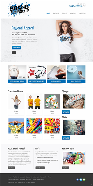 Web Design by pb for Brand Yourself | Design: #4735708