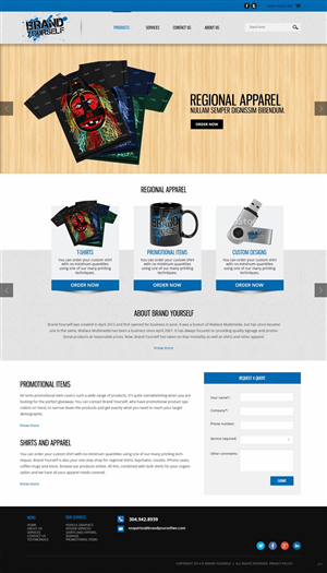 Web Design by pb for Brand Yourself | Design: #4742630