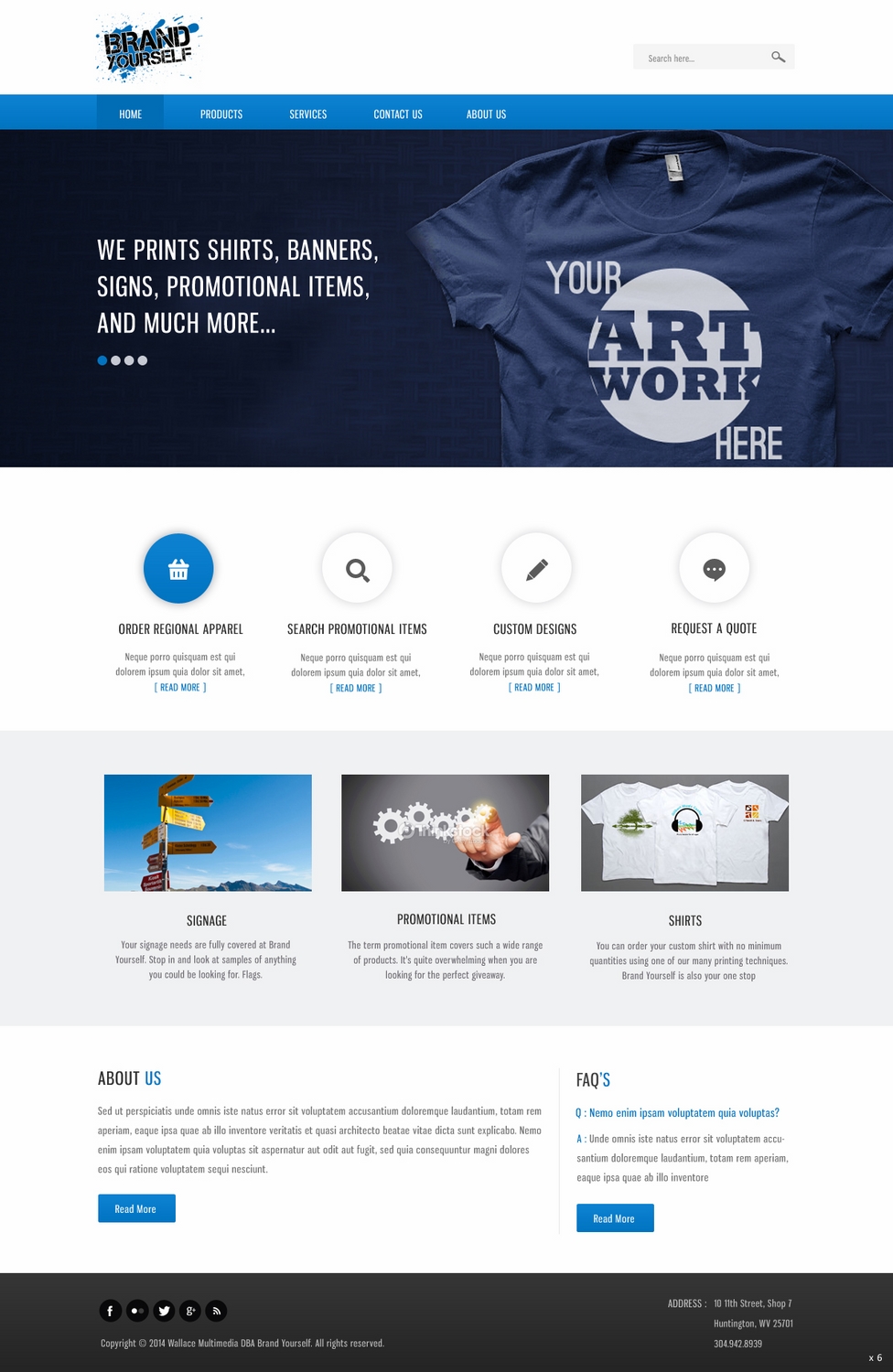 Web Design by pb for Brand Yourself | Design #4742633