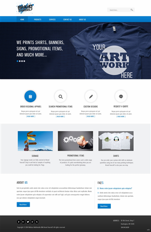 Web Design by pb for Brand Yourself | Design: #4742633