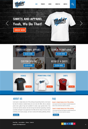 Web Design by pb for Brand Yourself | Design: #4742635