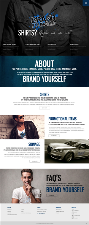 Web Design by pb for Brand Yourself | Design: #4742637