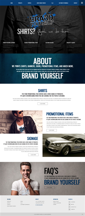 Web Design by pb for Brand Yourself | Design: #4742642