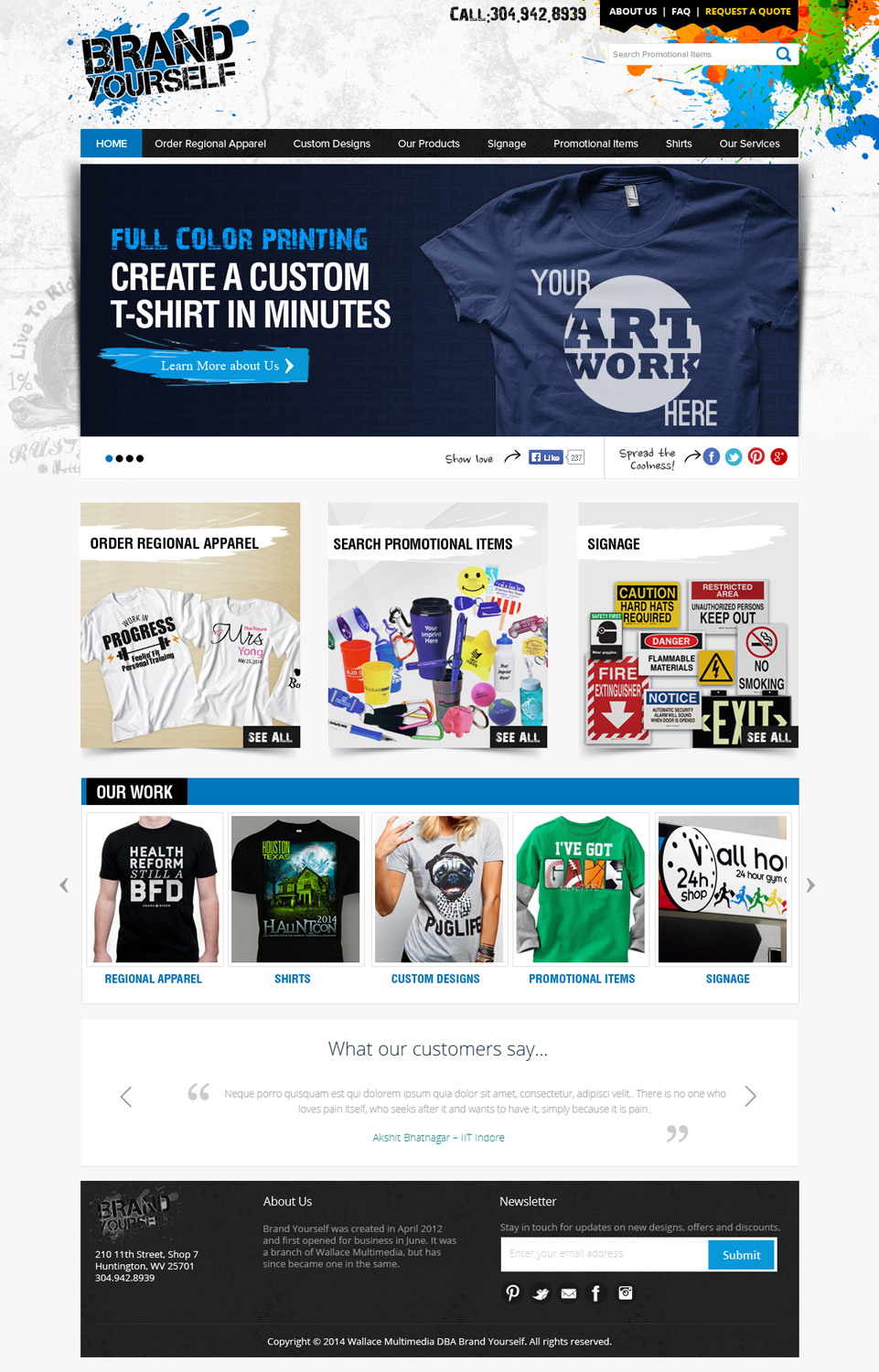 Web Design by OM for Brand Yourself | Design #4731778