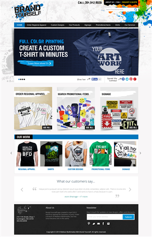 Web Design by OM for Brand Yourself | Design: #4731778