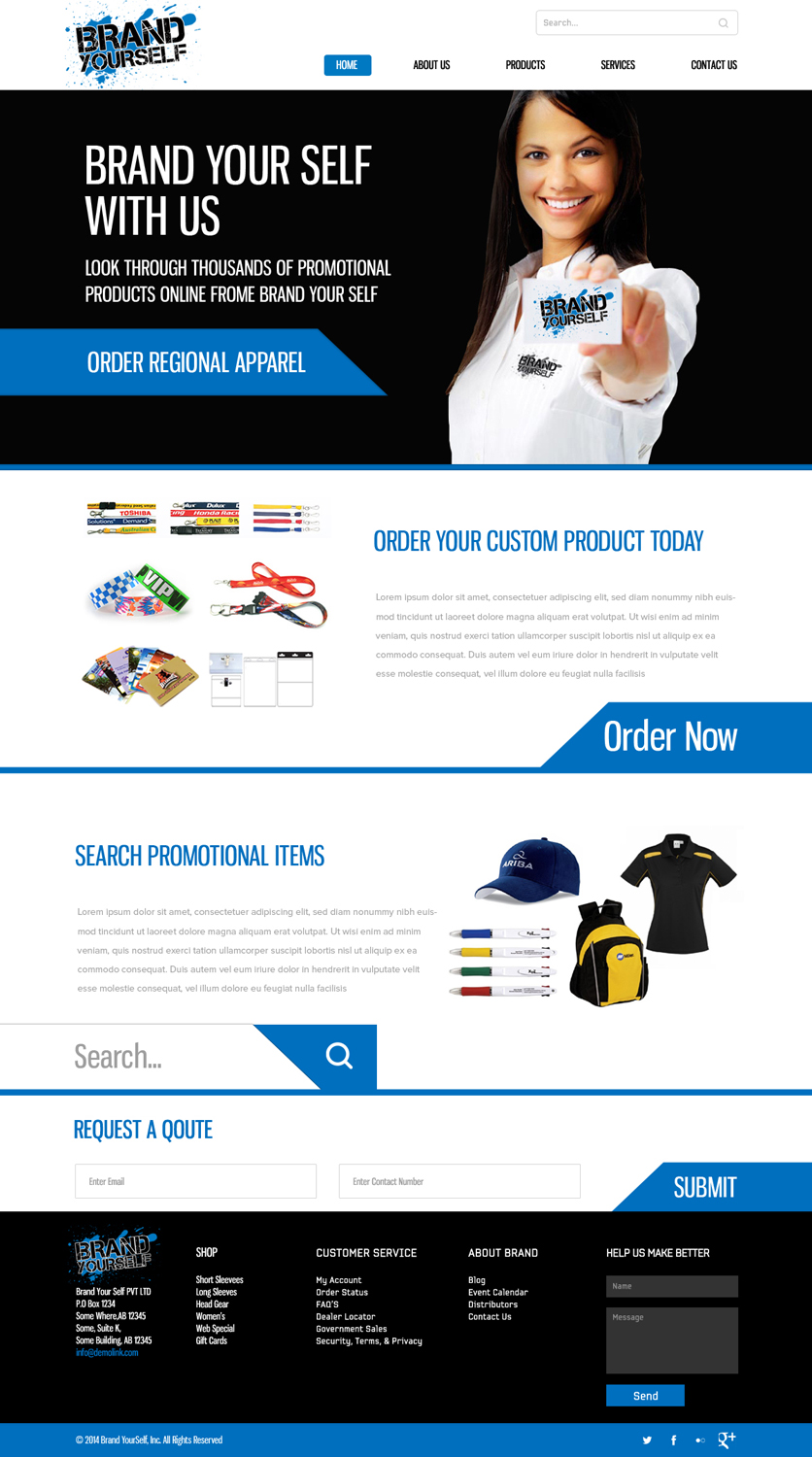 Web Design by OM for Brand Yourself | Design #4731790