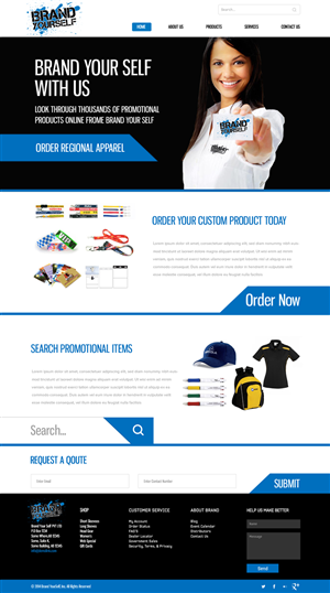 Web Design by OM for Brand Yourself | Design: #4731790