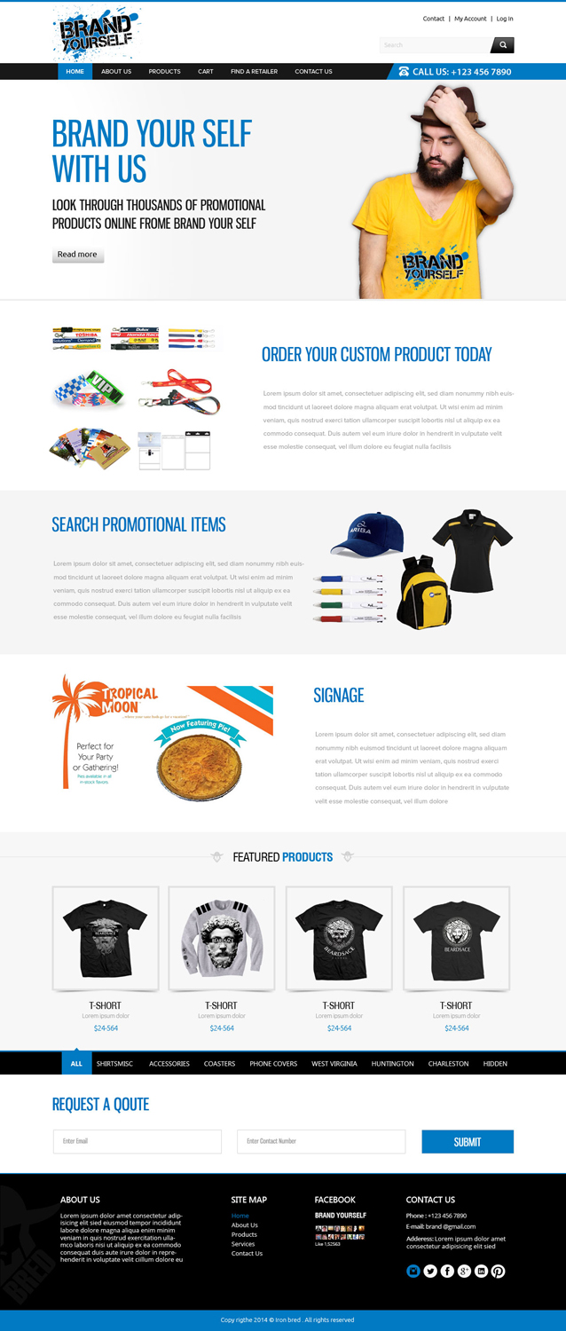 Web Design by OM for Brand Yourself | Design #4731794