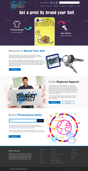 Web Design by OM for Brand Yourself | Design: #4739127