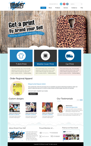 Web Design by OM for Brand Yourself | Design: #4739130