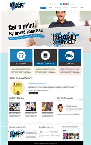 Web Design by OM for Brand Yourself | Design: #4739134