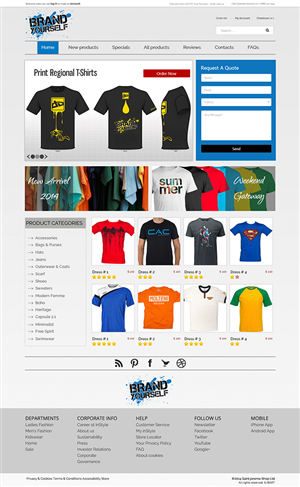 Web Design by iLibart for Brand Yourself | Design: #4736711