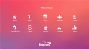 Blown Away Icons | Diseño Con Ícono por fueldesignyard