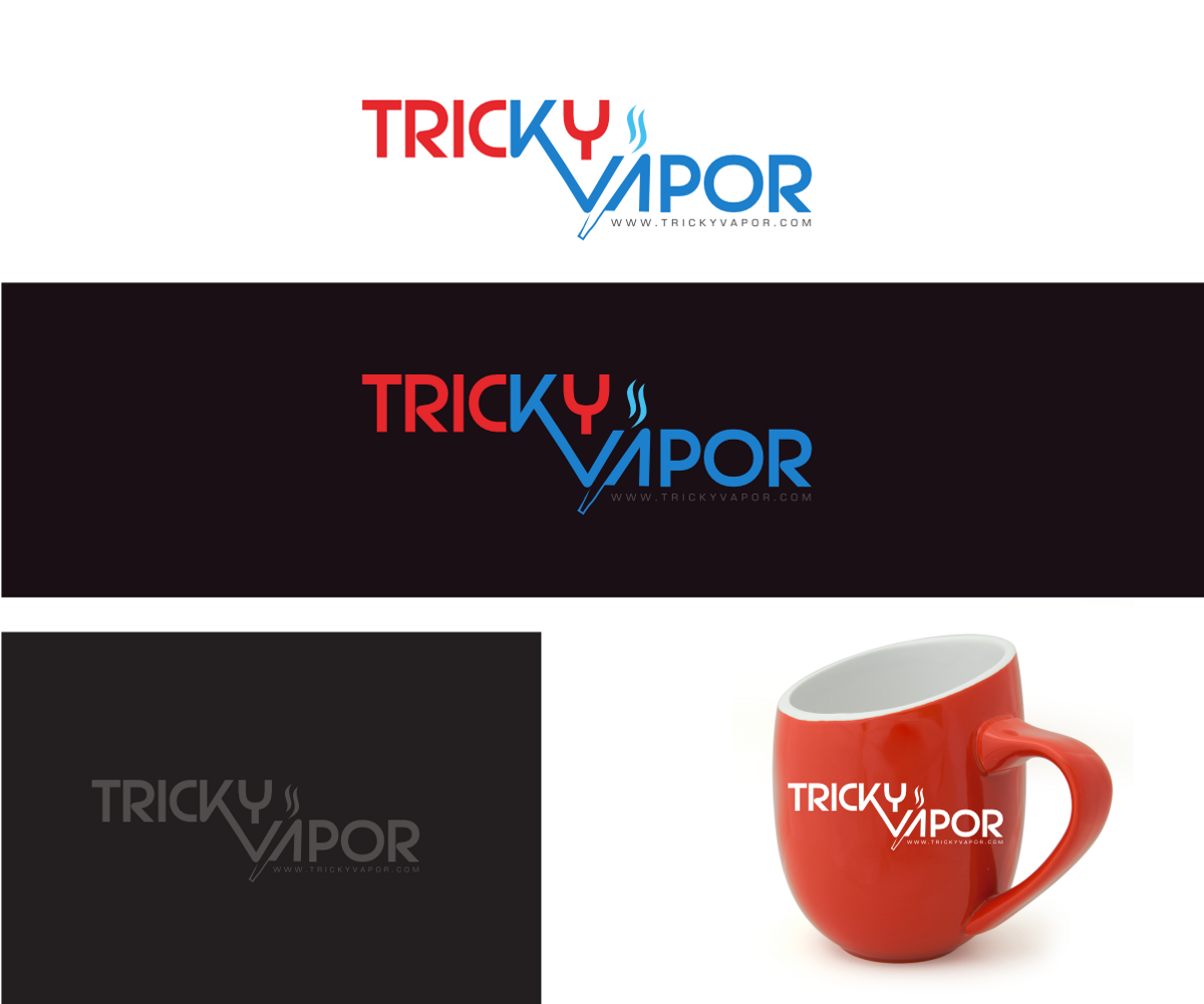 Logo Design by emptyboxgraphics for Tricky Vapor | Design #4779949