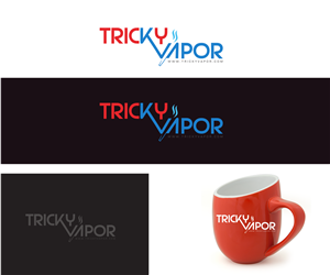 Tricky Vapor | Logo Design by emptyboxgraphics