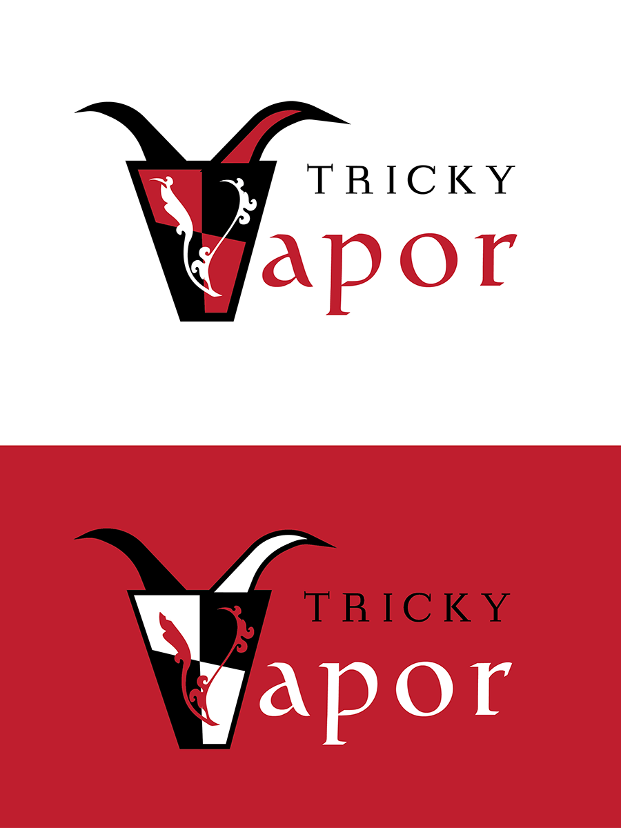Logo Design by Me.Dee.Yum Design for Tricky Vapor | Design #4830182