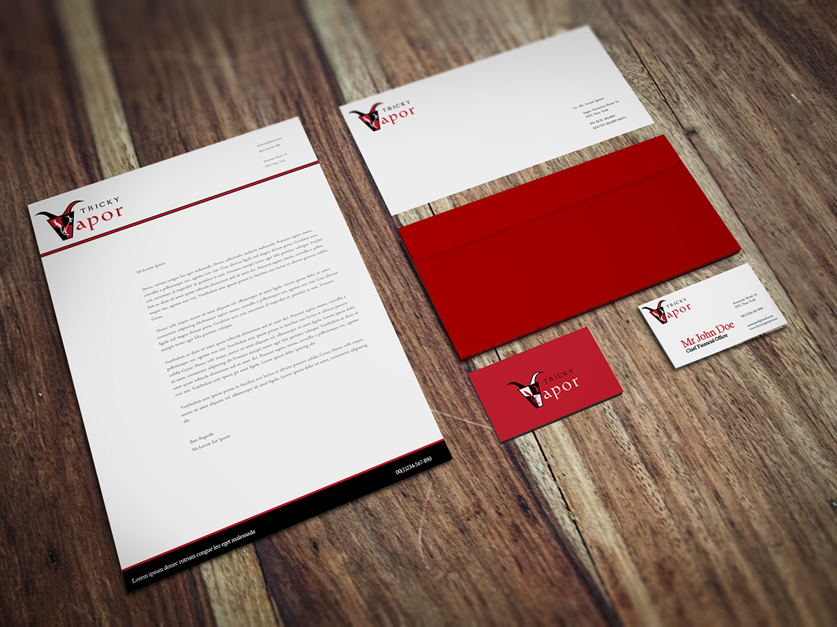 Logo Design by Me.Dee.Yum Design for Tricky Vapor | Design #4830184