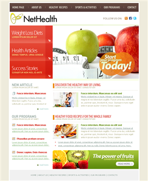 Web Design by sparkits for this project | Design #1379045