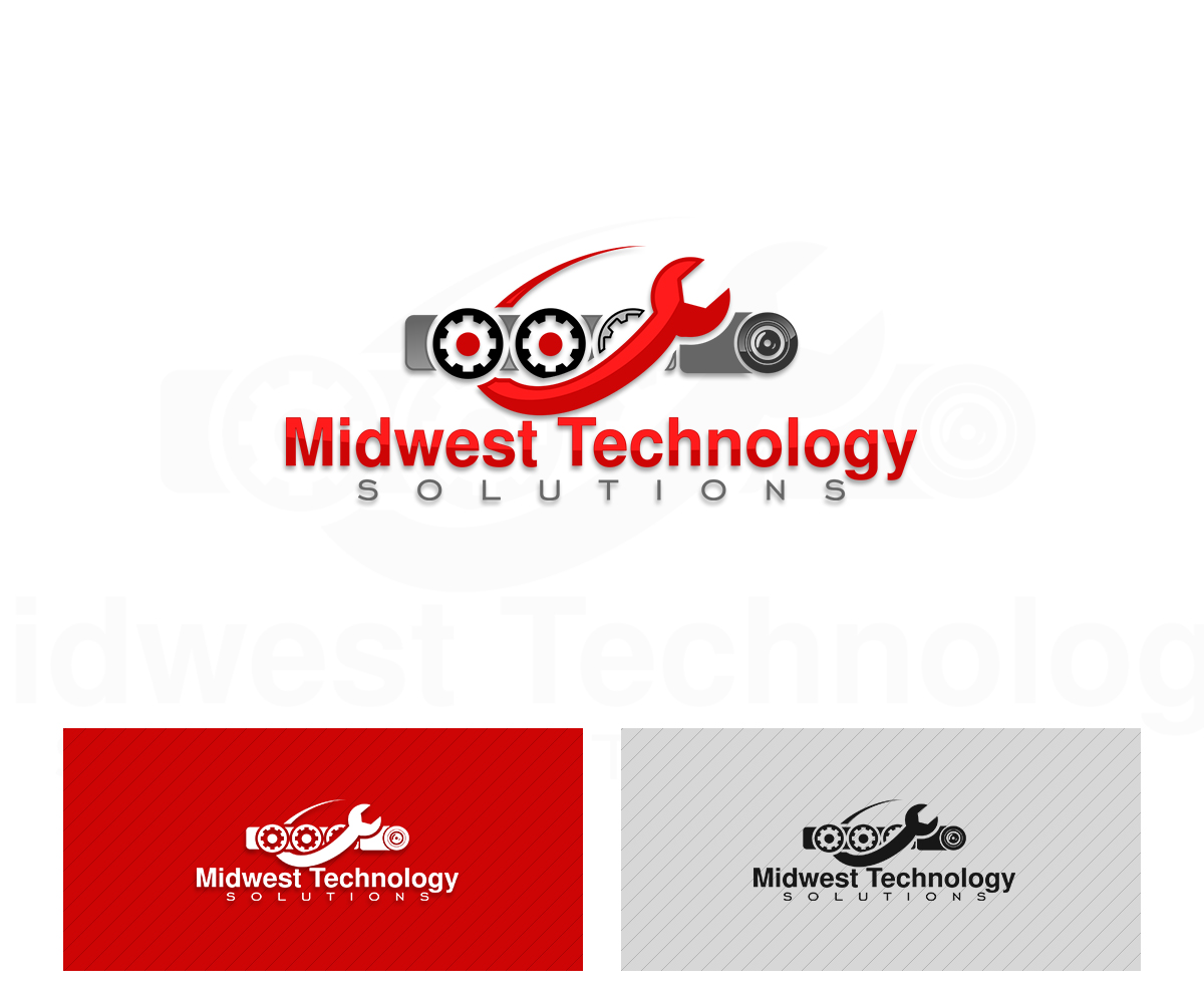 Logo Design by damian for Midwest Technology Solutions Llc | Design #5291976