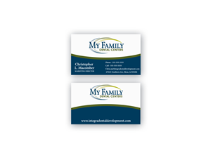Visitenkarten-Design von damakyjr für My Family Dental Centers | Design: #1347963