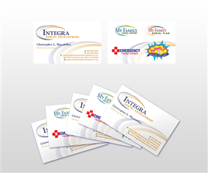 Business Card Design by Anthony for My Family Dental Centers | Design #1343110