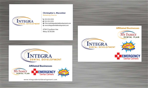 Visitenkarten-Design von Sbss für My Family Dental Centers | Design: #1341474