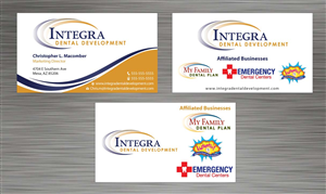 Visitenkarten-Design von Sbss für My Family Dental Centers | Design: #1341494