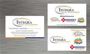 Visitenkarten-Design von Sbss für My Family Dental Centers | Design: #1341496