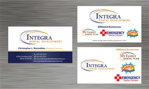 Visitenkarten-Design von Sbss für My Family Dental Centers | Design: #1341498